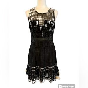 Betsey Johnson Black and White Polka Dot Dress